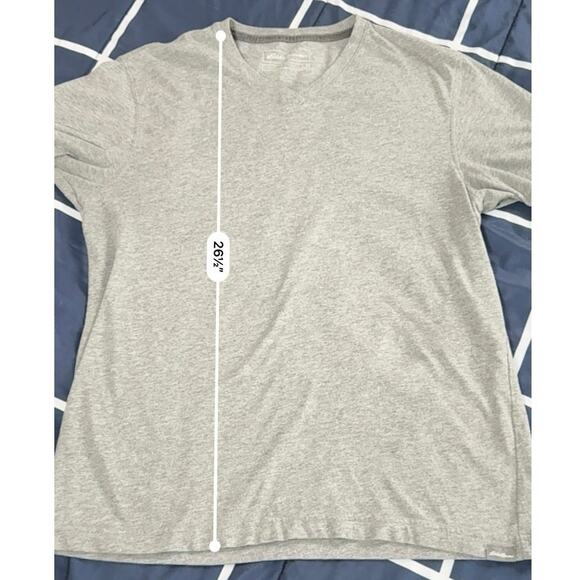 Eddie Bauer Legend Wash Gray V Neck T Shirt Men’s Medium - Picture 7 of 7